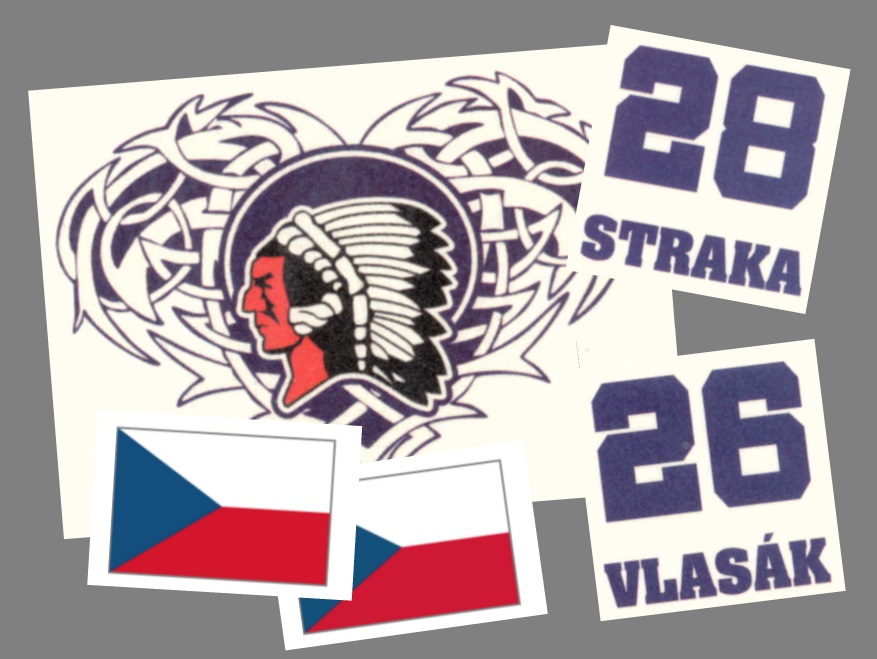 Tetování sportovní a fanouškovské, tetování vlajky