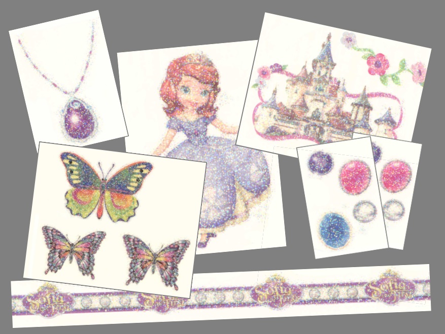 Třpytivé tetování, blýskavé s glitry